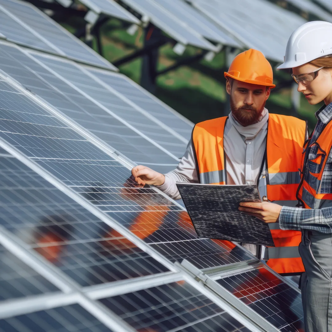 Rooftop solar panel system